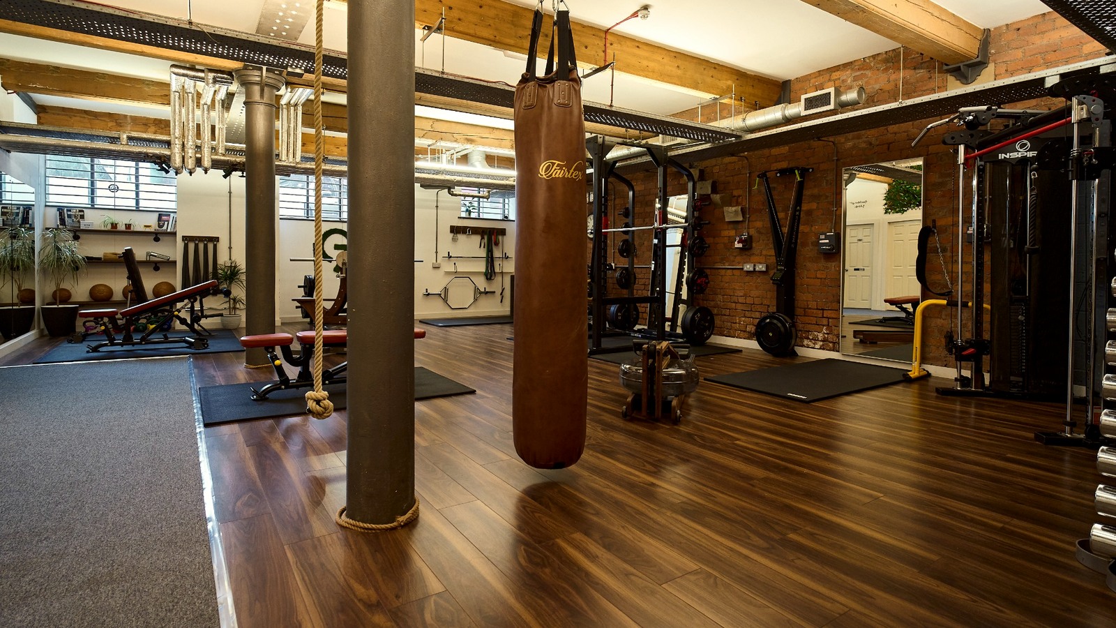Gym 72 private personal training studio at Sackville Street, Manchester